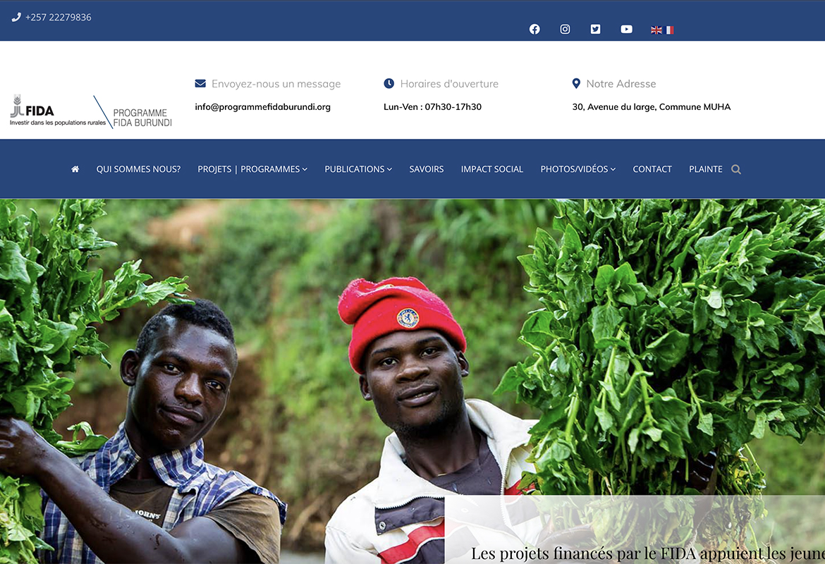 Programme Fida Burundi